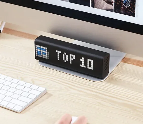 インテリア時計 LaMetric Time Amazon.com: LaMetric TIME Wi-Fi Clock for Smart Home
